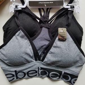 NEW! 2 PACK SEAMLESS BRA